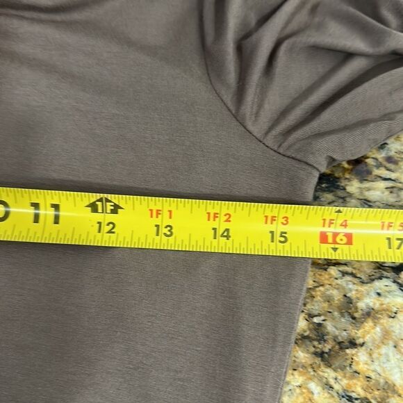 ❤️Last Chance AKIRA Chicago Brown Open Back Long Sleeve Mini Dress Size S - Picture 9 of 12